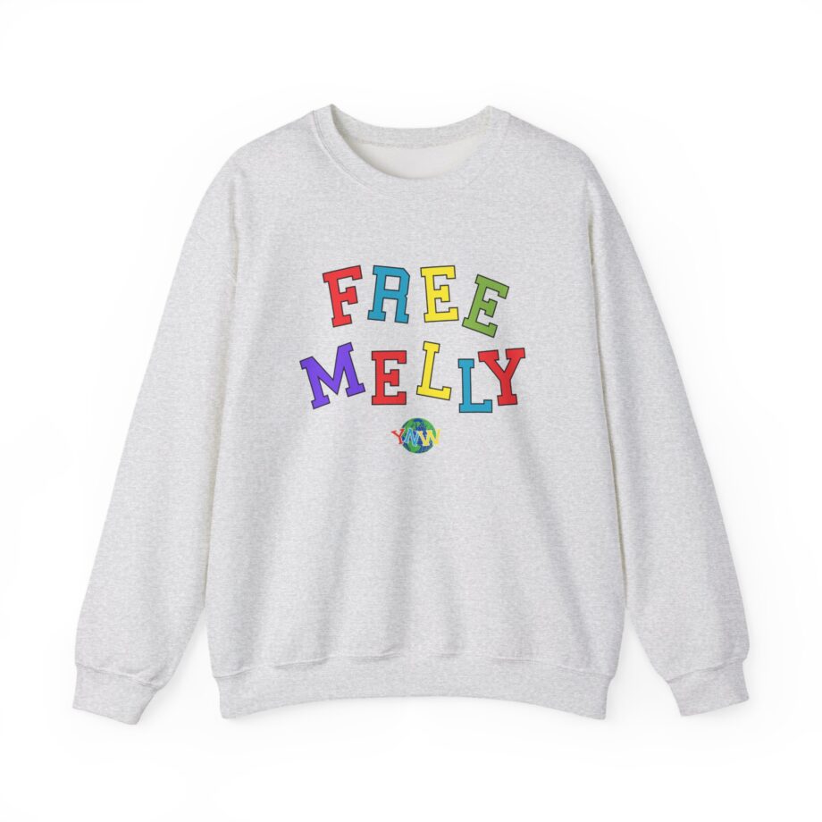 YNW Melly Free Melly Unisex Heavy Blend™ Crewneck Sweatshirt