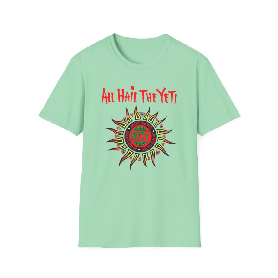 All Hail the Yeti Sun Unisex Softstyle T-Shirt