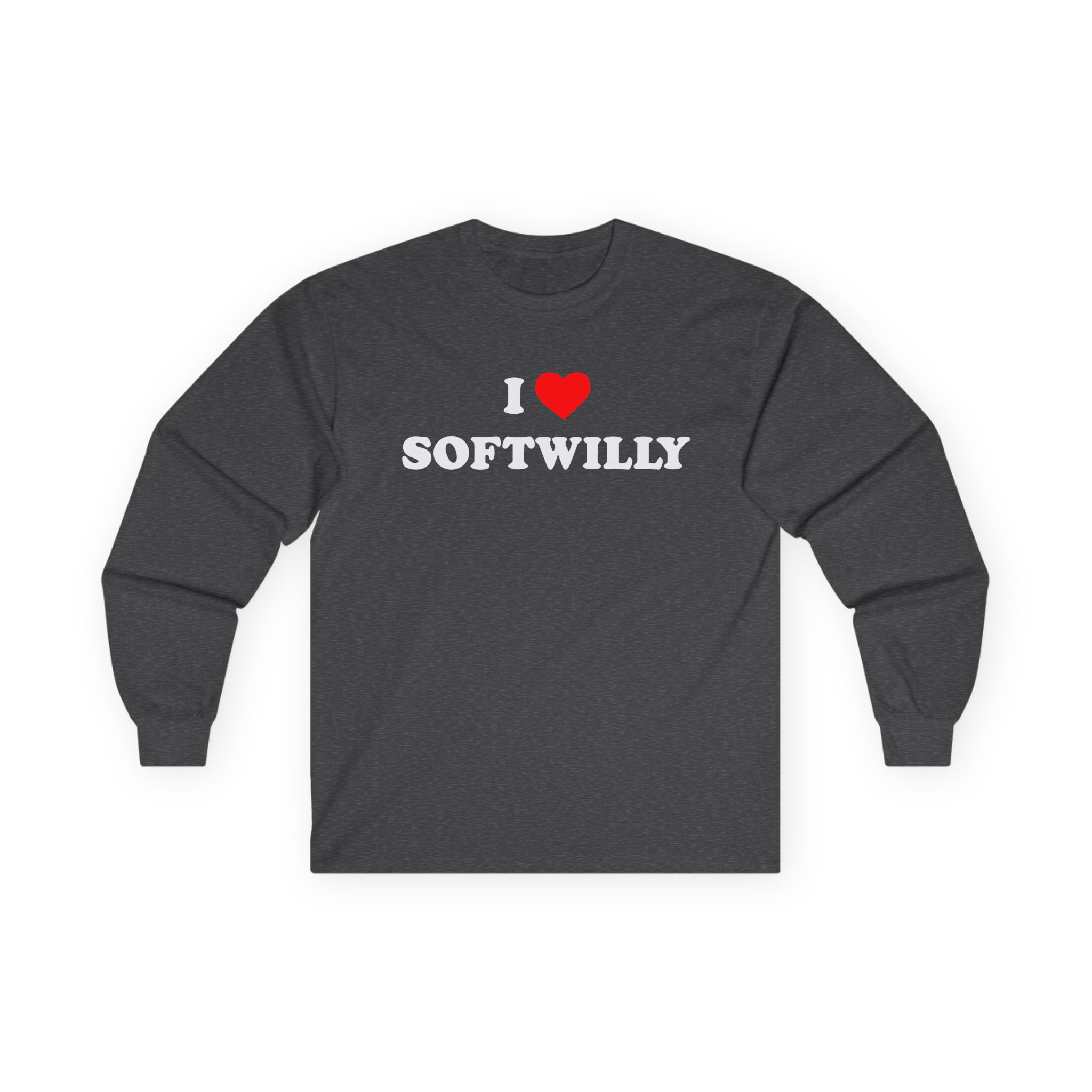 Softwilly I Love Softwilly Unisex Ultra Cotton Long Sleeve Tee