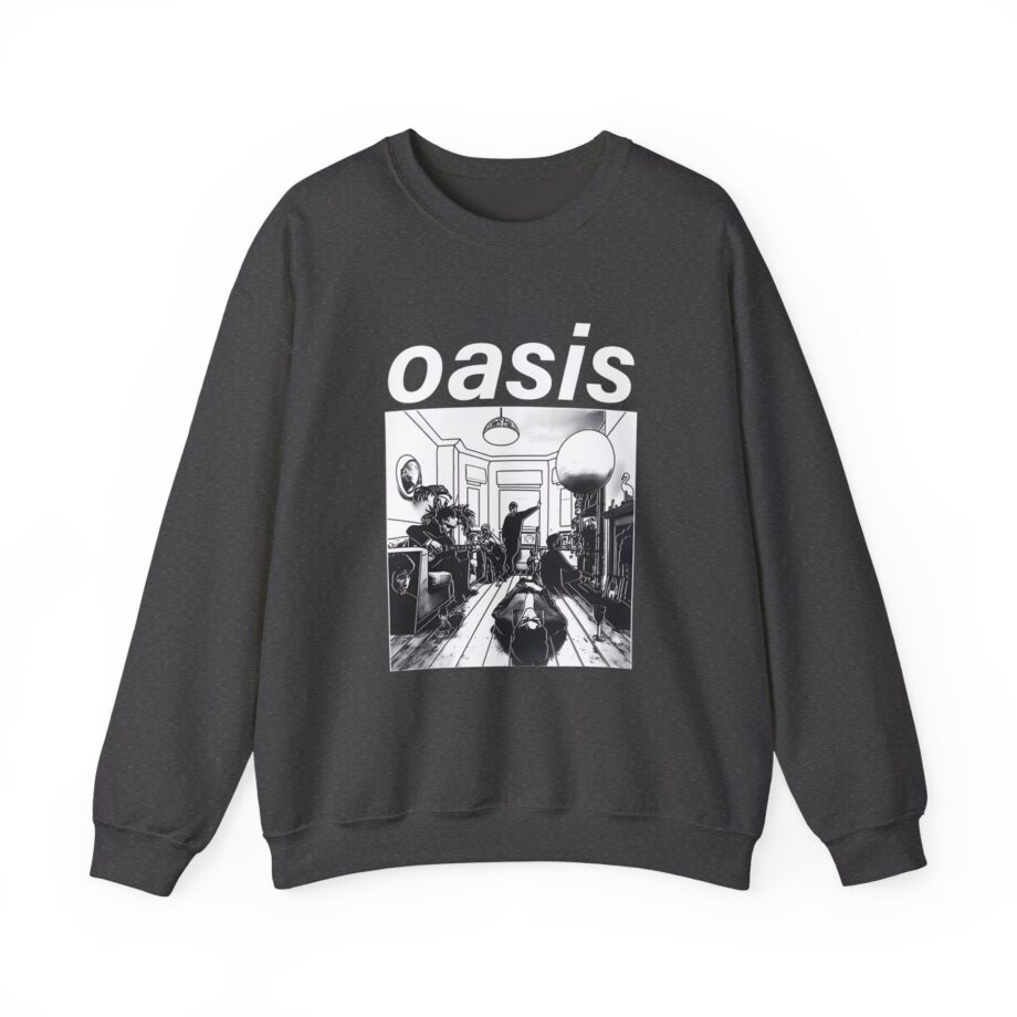 Oasis Definitely Maybe Artwork Unisex Heavy Blend™ Crewneck Sweatshirt