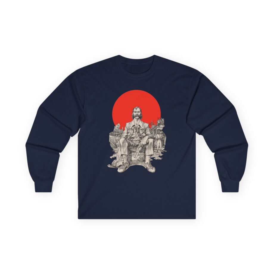 Disco Elysium Tequila Sunset Natural Unisex Ultra Cotton Long Sleeve Tee