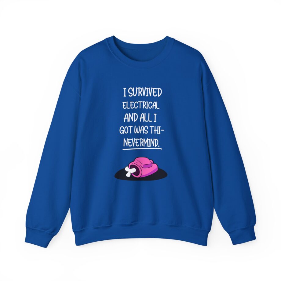 Among Us  Not Quite Survived Electrical Unisex Heavy Blend™ Crewneck Sweatshirt