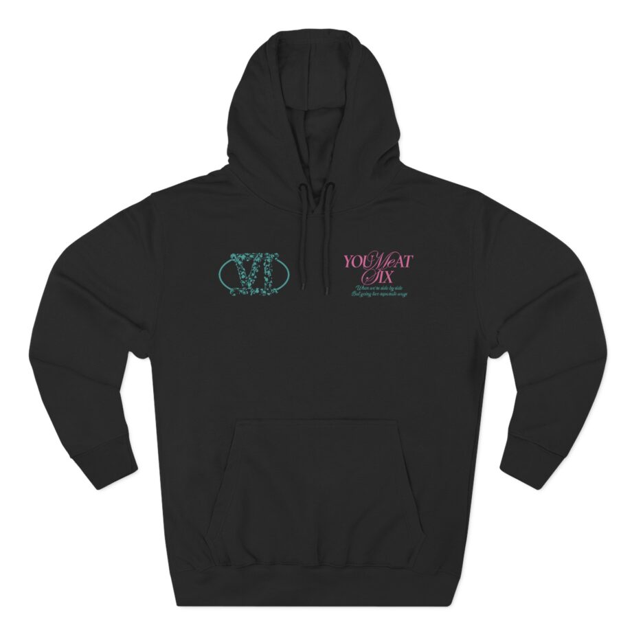 You Me at Six This is the End  Albums Three-Panel Fleece Hoodie