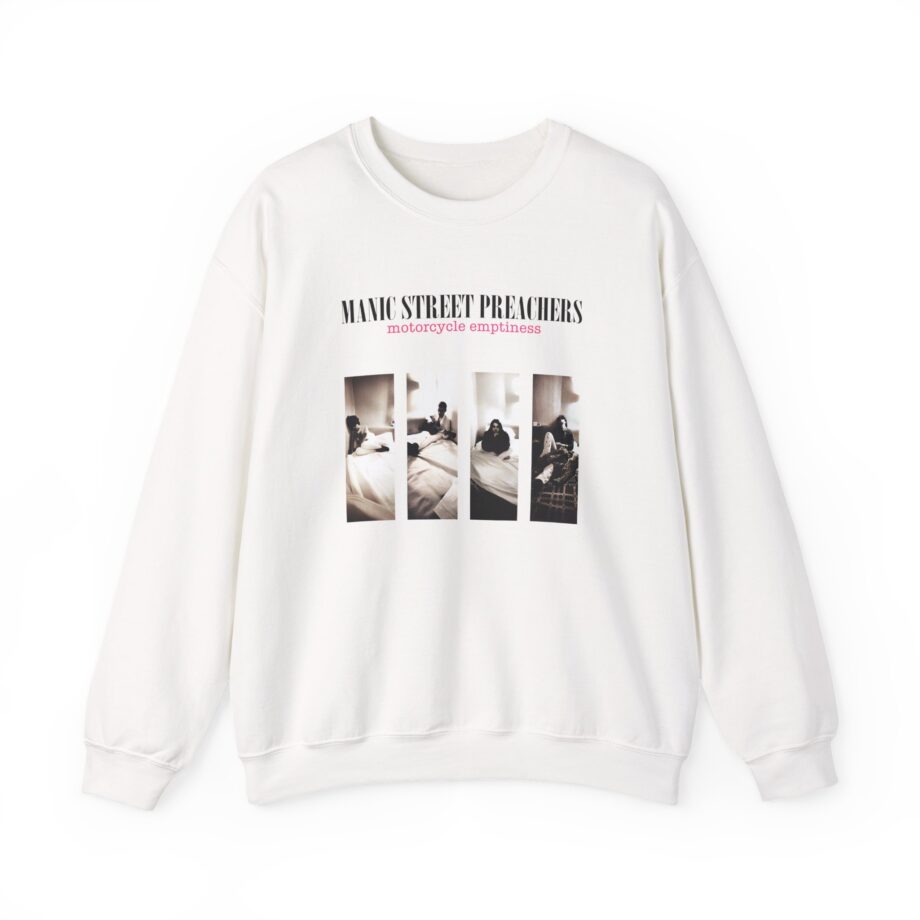 Manic Street Preachers Motorcycle Emptiness Photo Lilac Unisex Heavy Blend™ Crewneck Sweatshirt