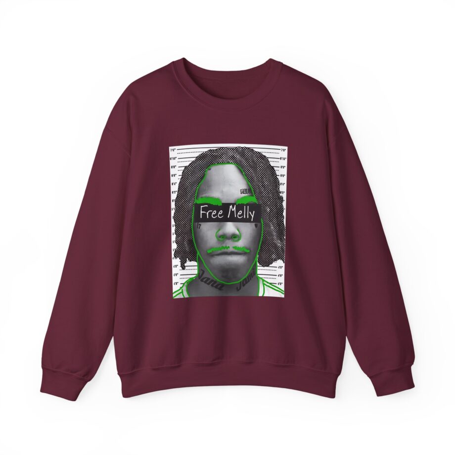 YNW Melly Free Melly Unisex Heavy Blend™ Crewneck Sweatshirt