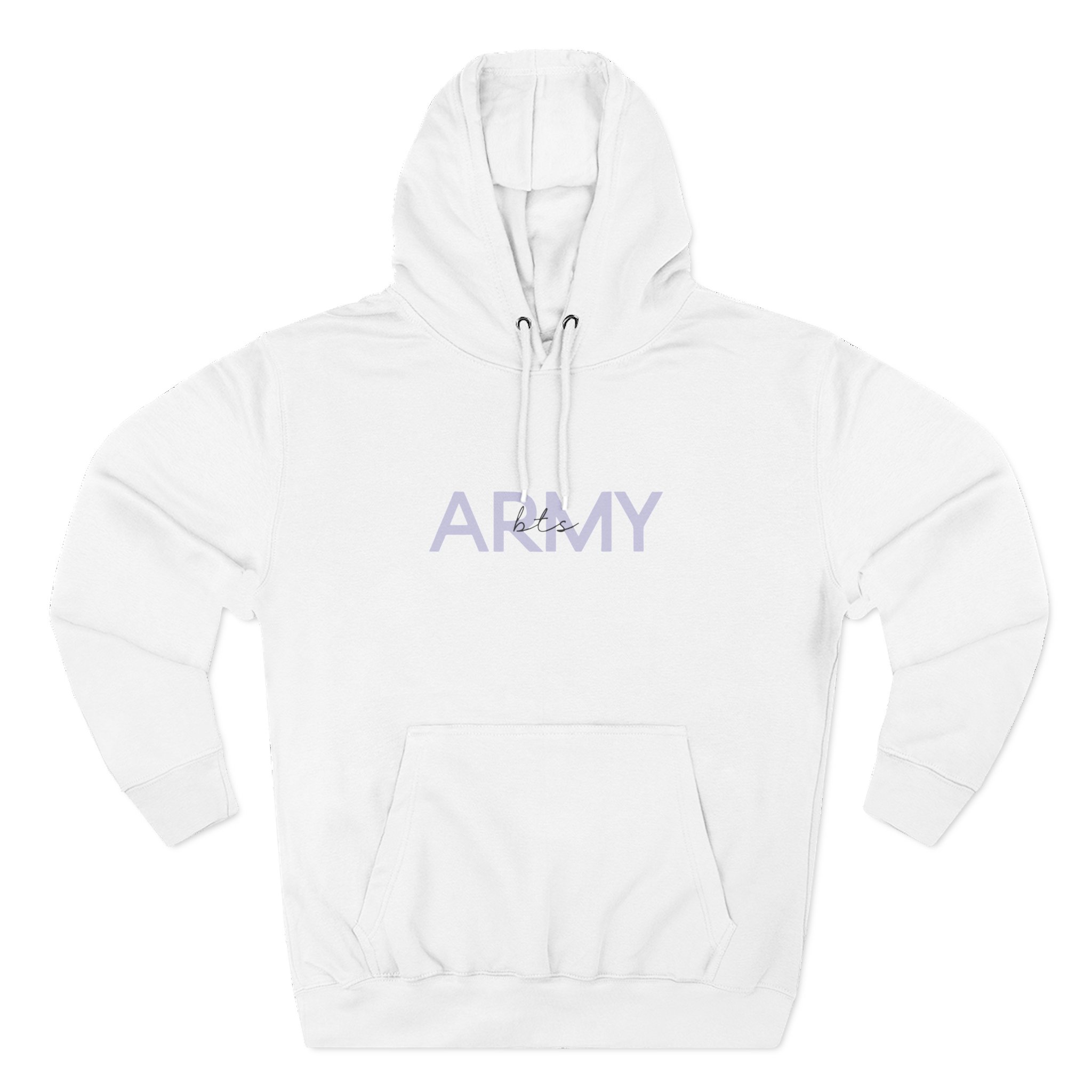 Hybe Bts army Three-Panel Fleece Hoodie