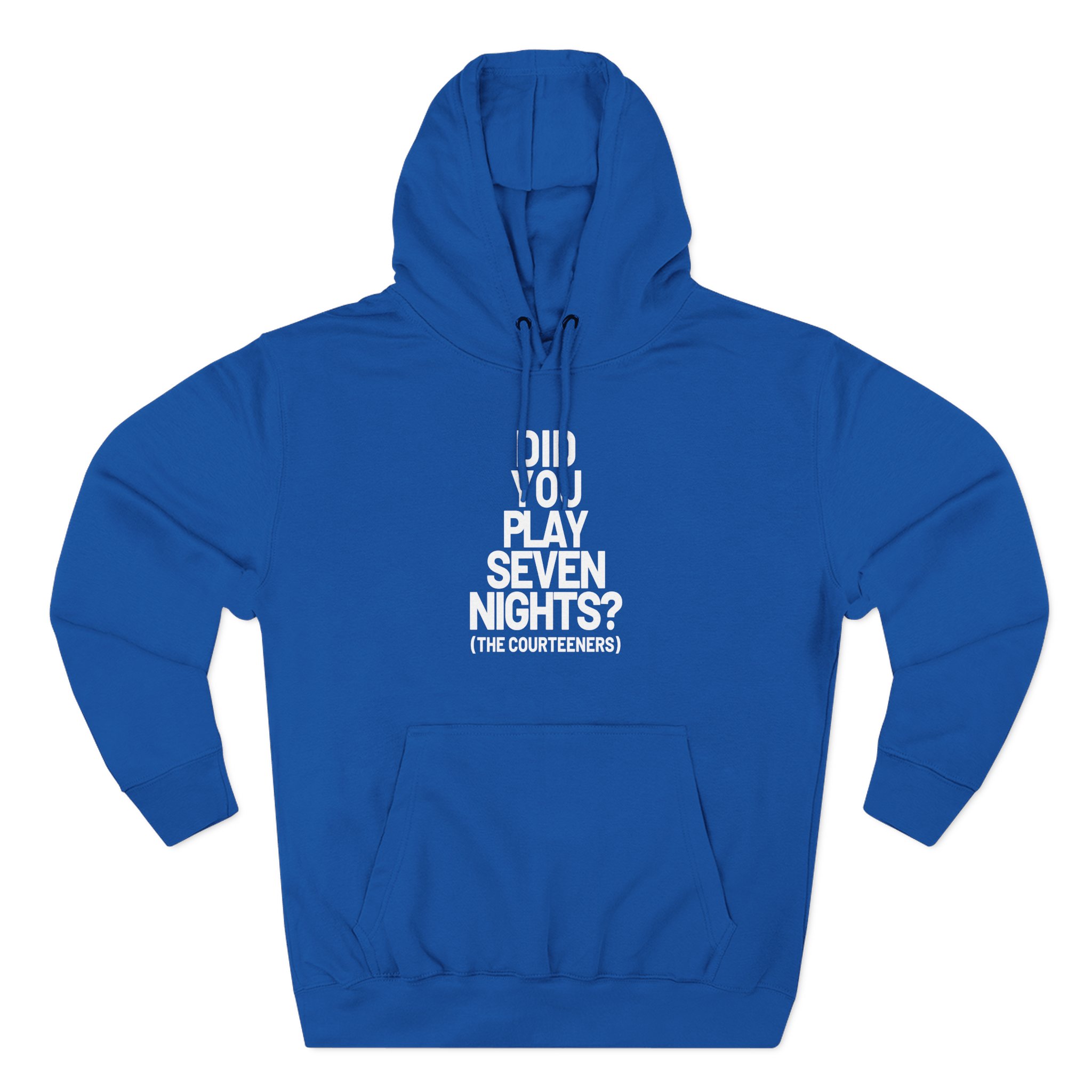 Courteeners Did You Play Seven Nights Three-Panel Fleece Hoodie