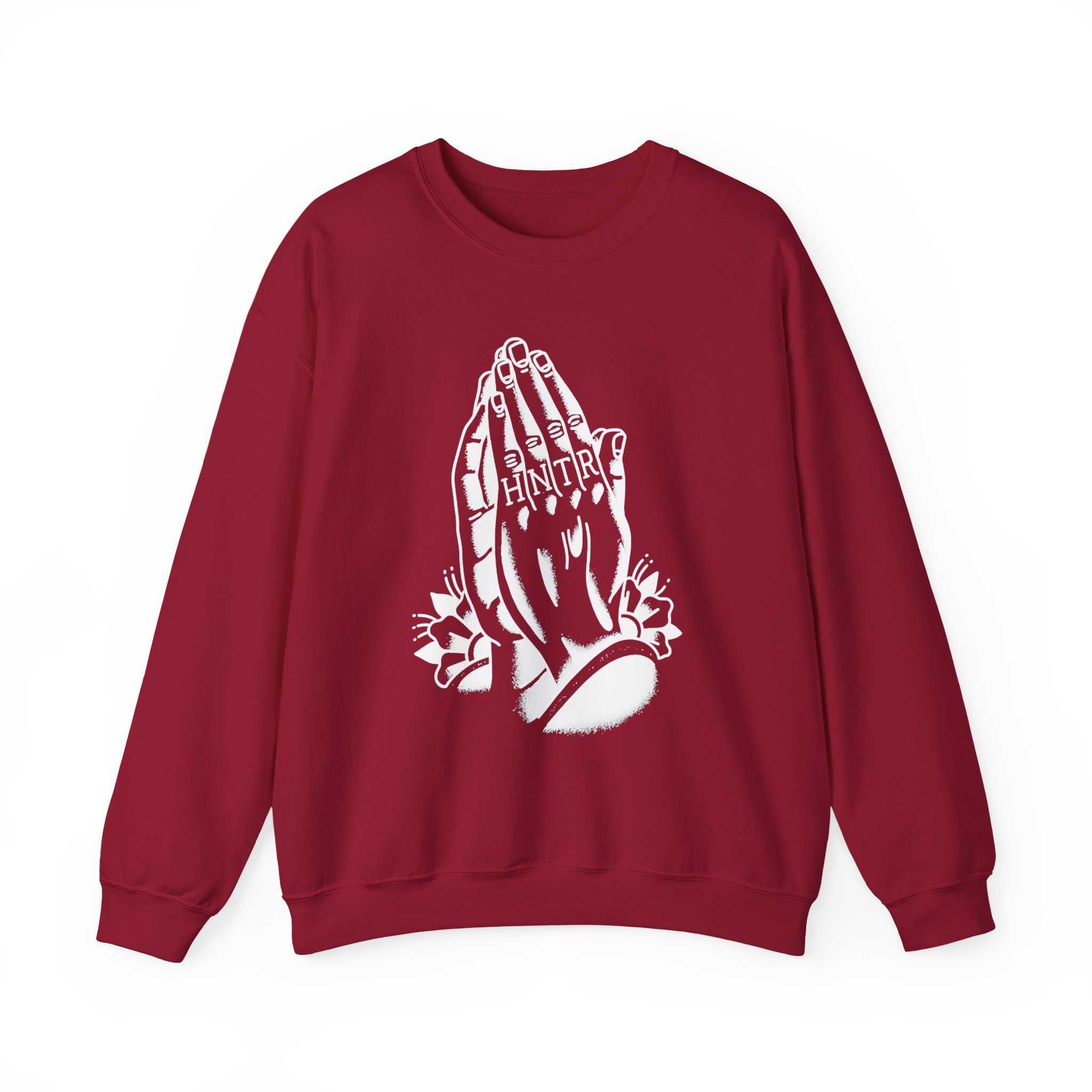 Demon Hunter  Praying Hands Unisex Heavy Blendâ„¢ Crewneck Sweatshirt