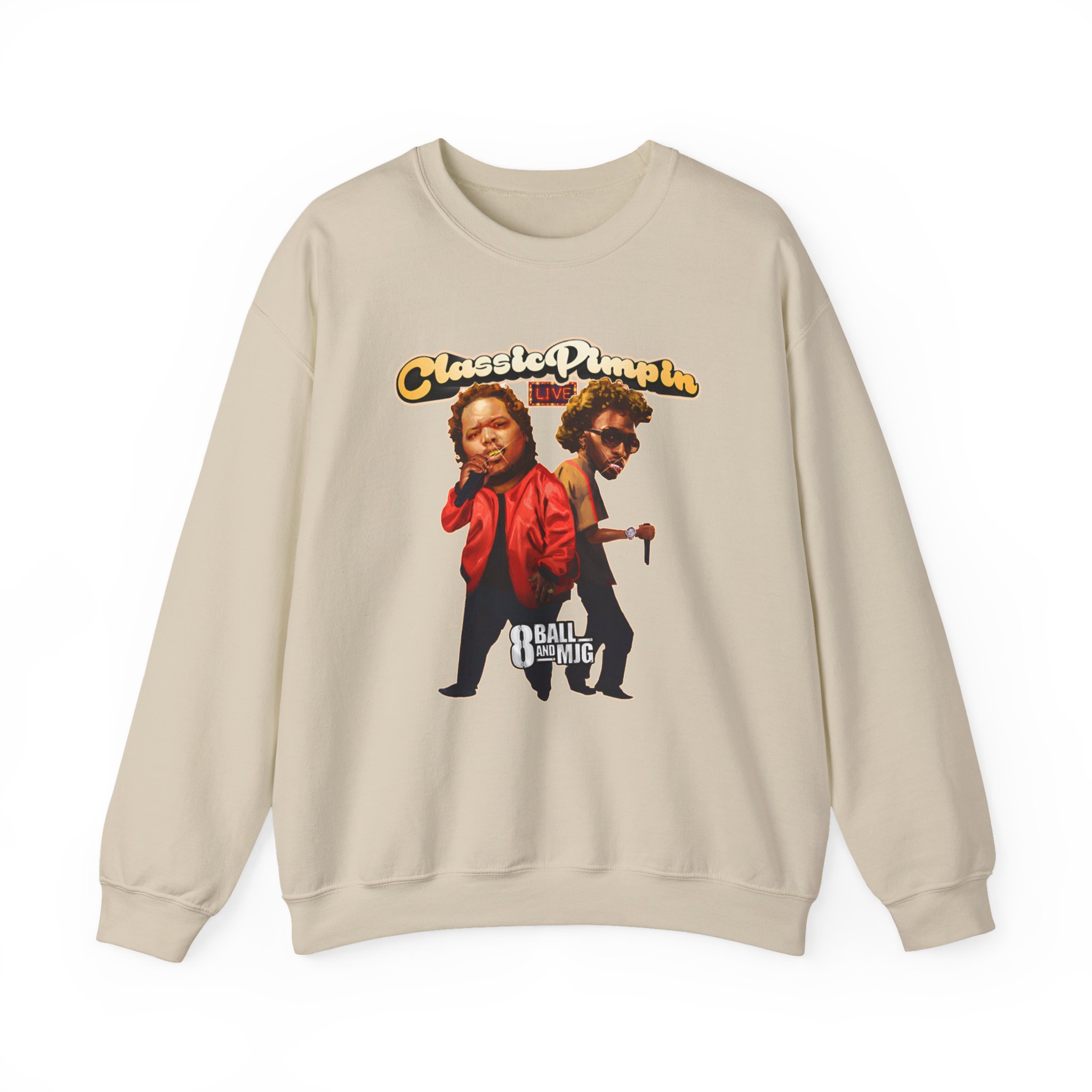8ball Mjg Classic Pimpin Unisex Heavy Blendâ„¢ Crewneck Sweatshirt