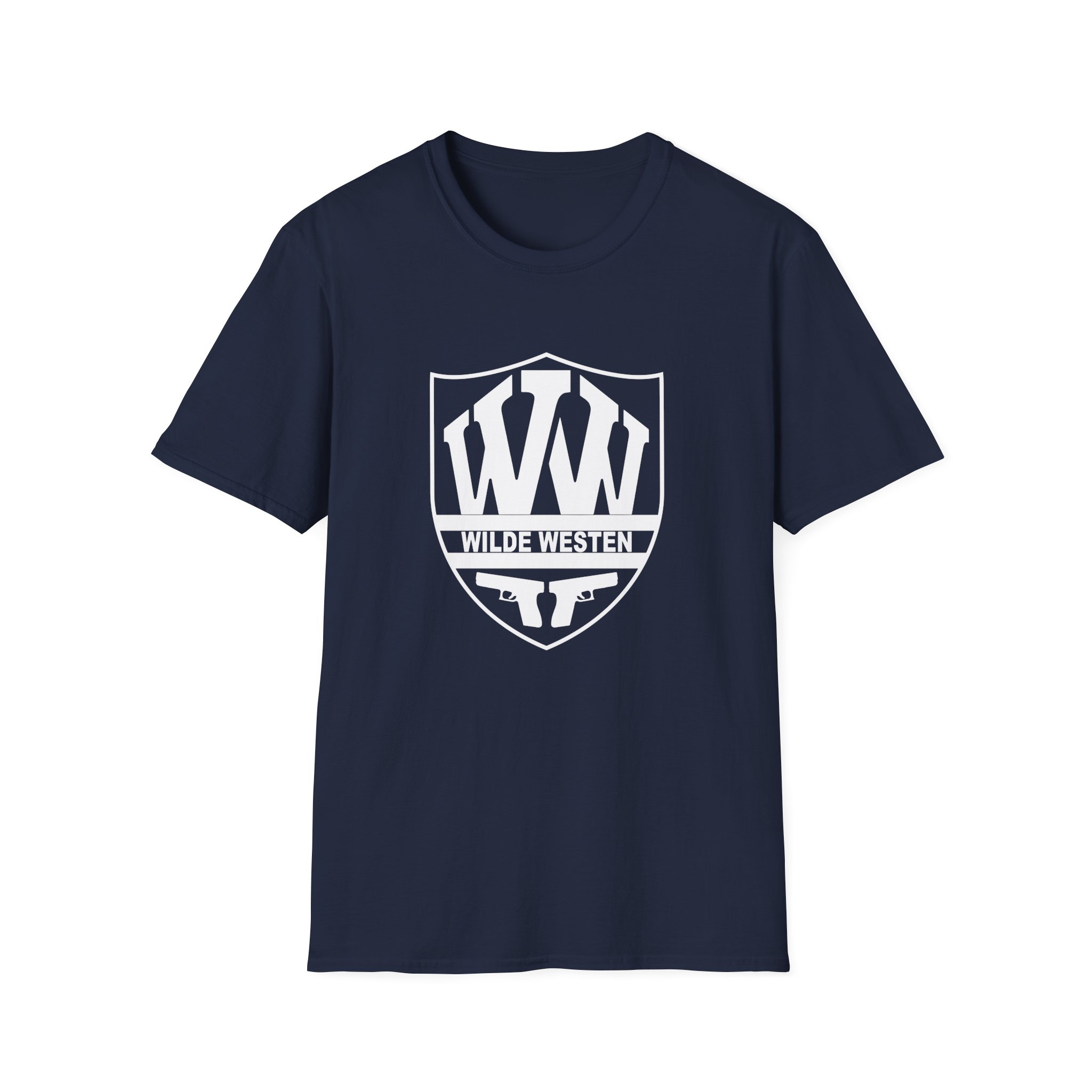Mula B Louis Wilde Westen Logo Unisex Softstyle T-Shirt