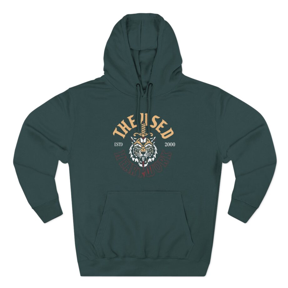 The Used Self Titled 25 Year Three-Panel Fleece Hoodie