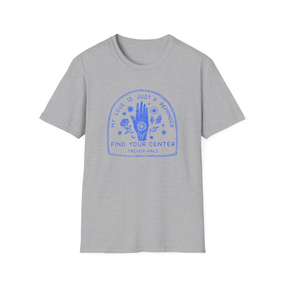 Trevor Hall Find Your Center Unisex Softstyle T-Shirt