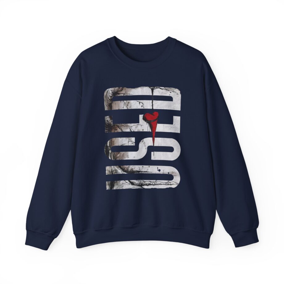 The Used Vertical Heart Unisex Heavy Blend™ Crewneck Sweatshirt