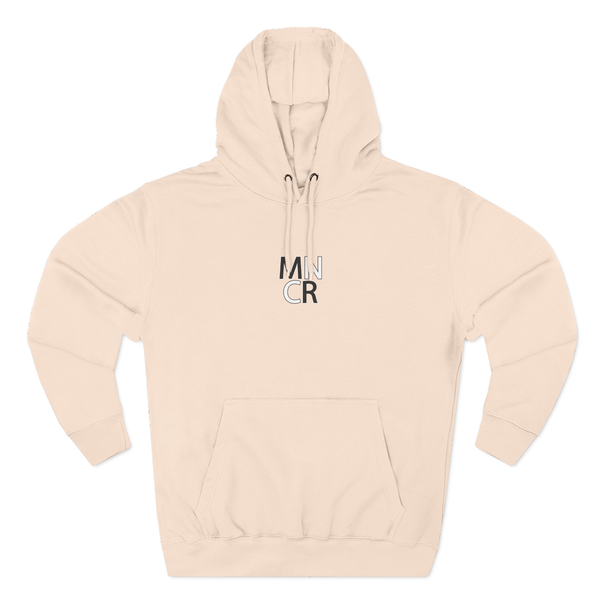 Hybe Bts Monochrome Three-Panel Fleece Hoodie