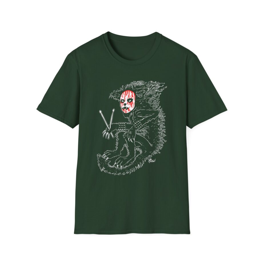 Murderdolls Joey Jordison Joey Cat Blood Mask Unisex Softstyle T-Shirt
