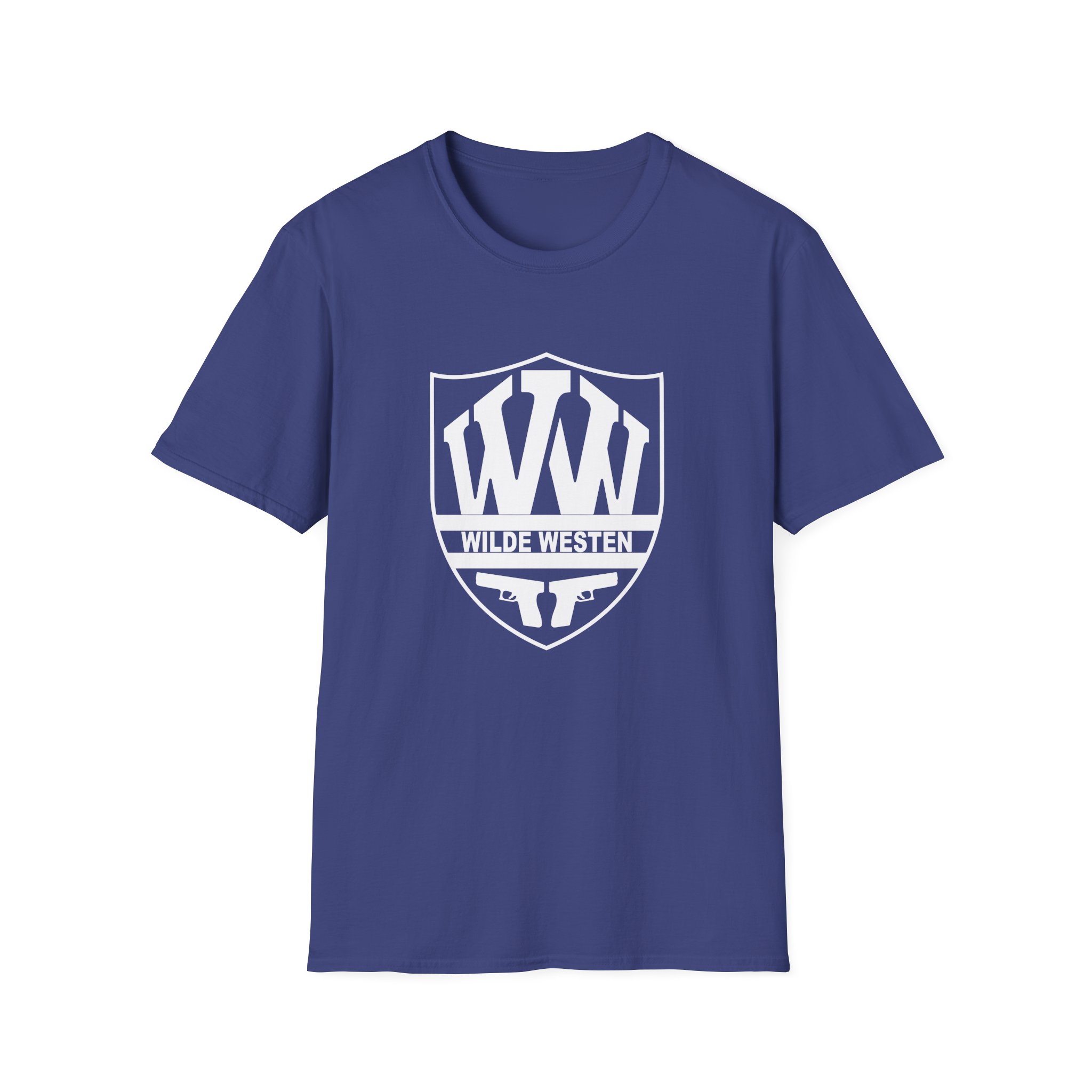 Mula B Louis Wilde Westen Logo Unisex Softstyle T-Shirt