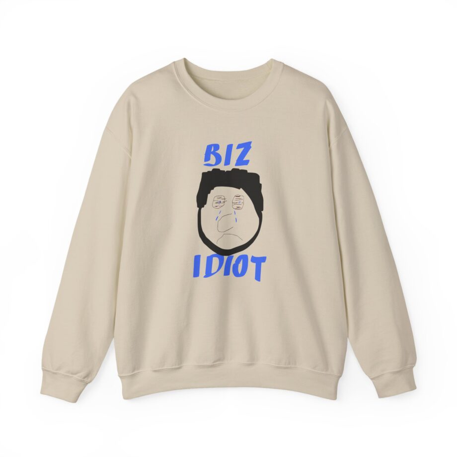 Spittin Chiclets Biz Idiot Unisex Heavy Blend™ Crewneck Sweatshirt