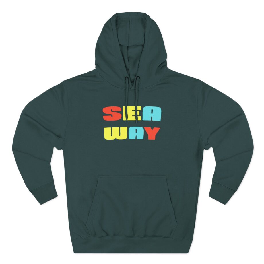 Seaway Big Vibe Stacked Three-Panel Fleece Hoodie