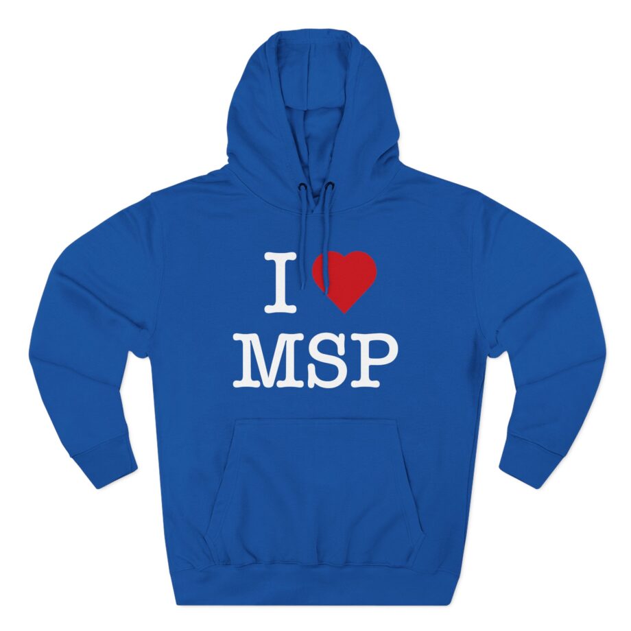 Manic Street Preachers I Heart Msp Three-Panel Fleece Hoodie