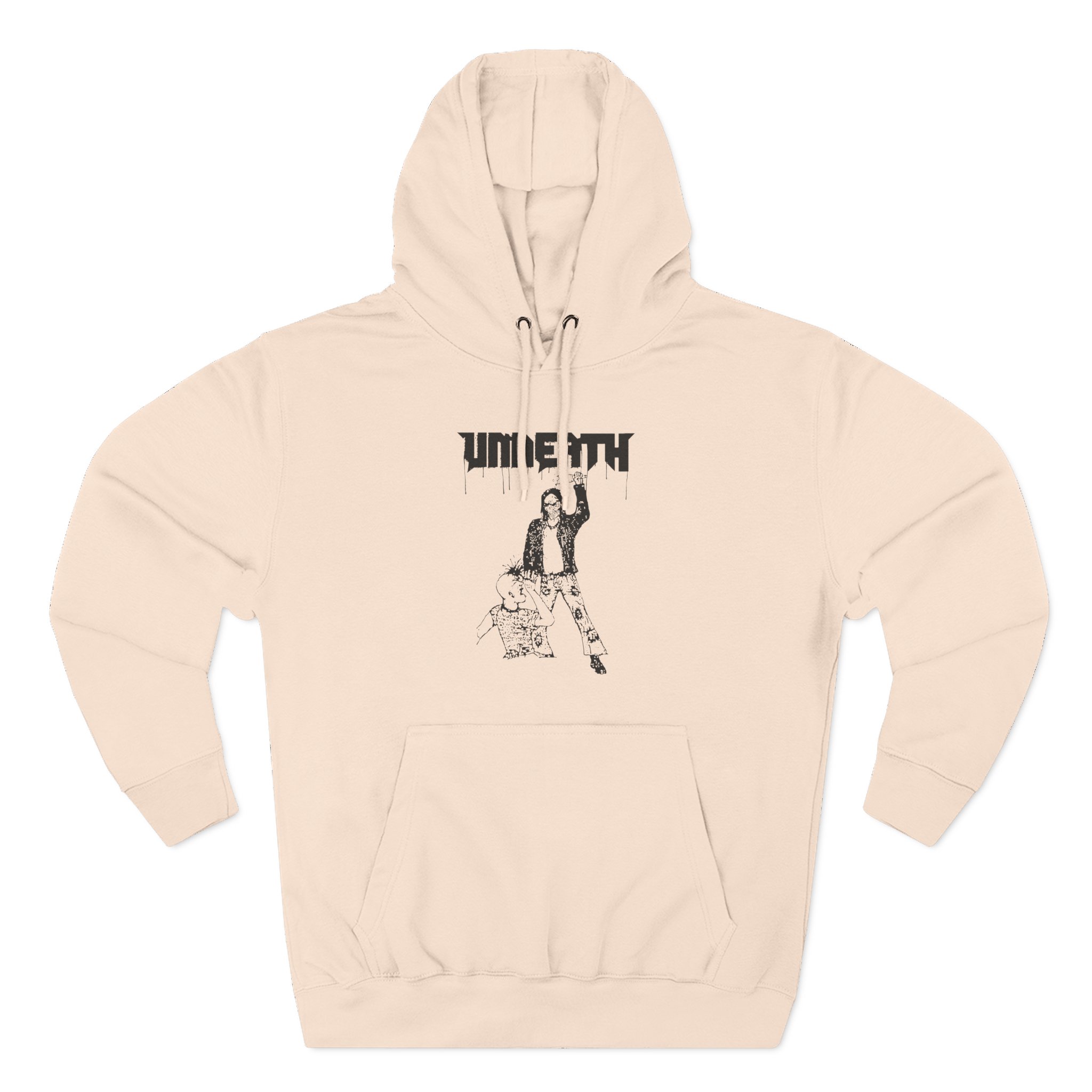 Undeath Biker Three-Panel Fleece Hoodie