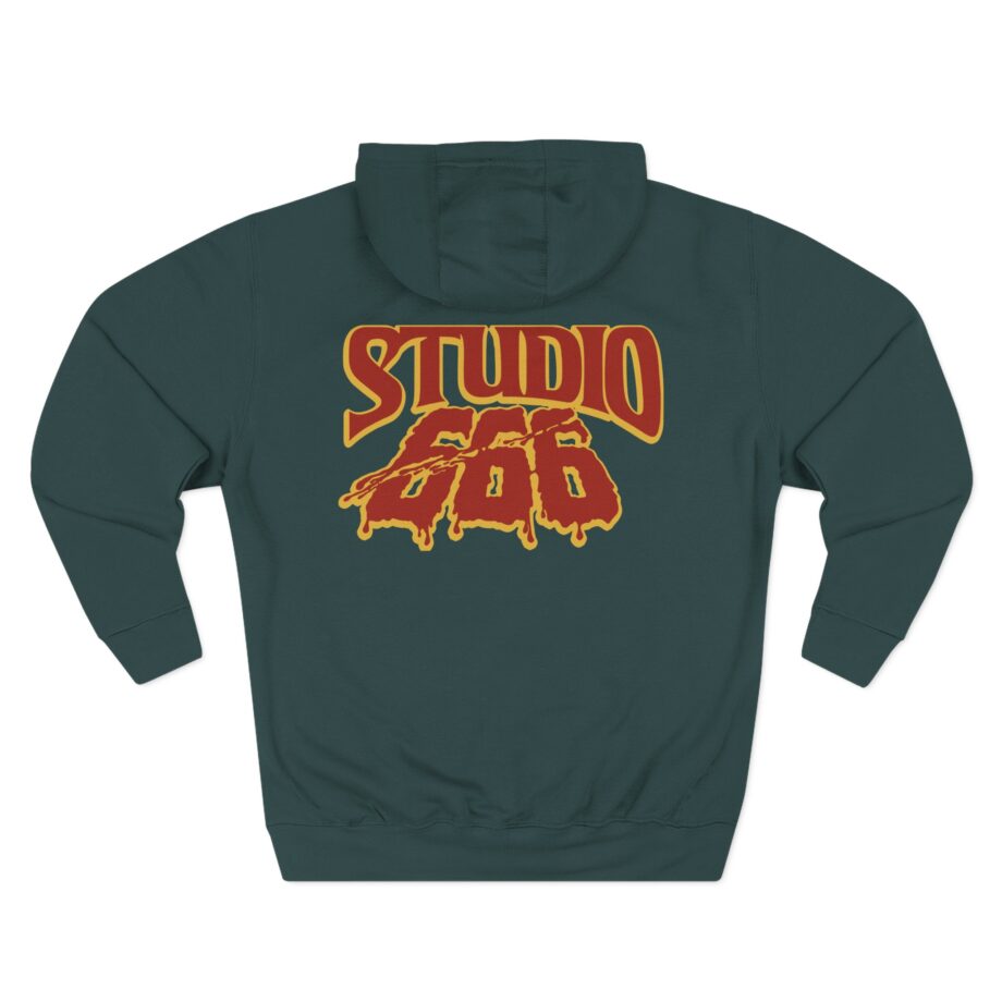 Foo Fighters Studio 666 Logo Three-Panel Fleece Hoodie