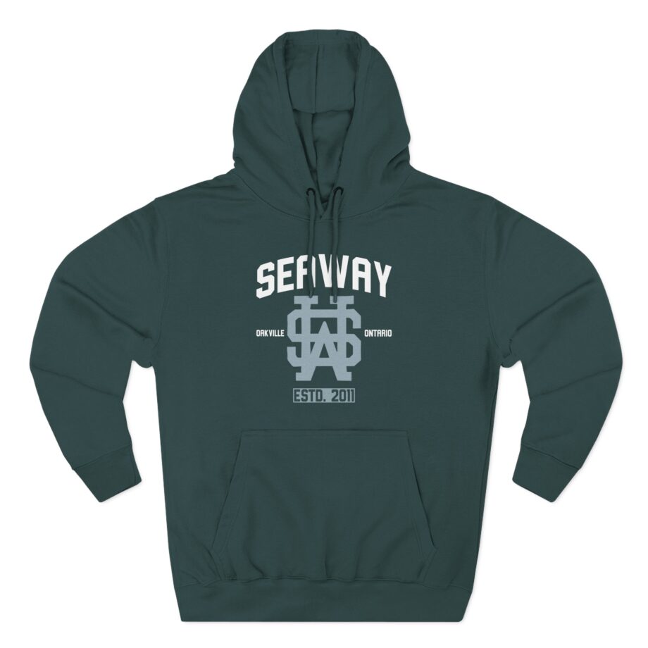 Seaway Monogram Three-Panel Fleece Hoodie