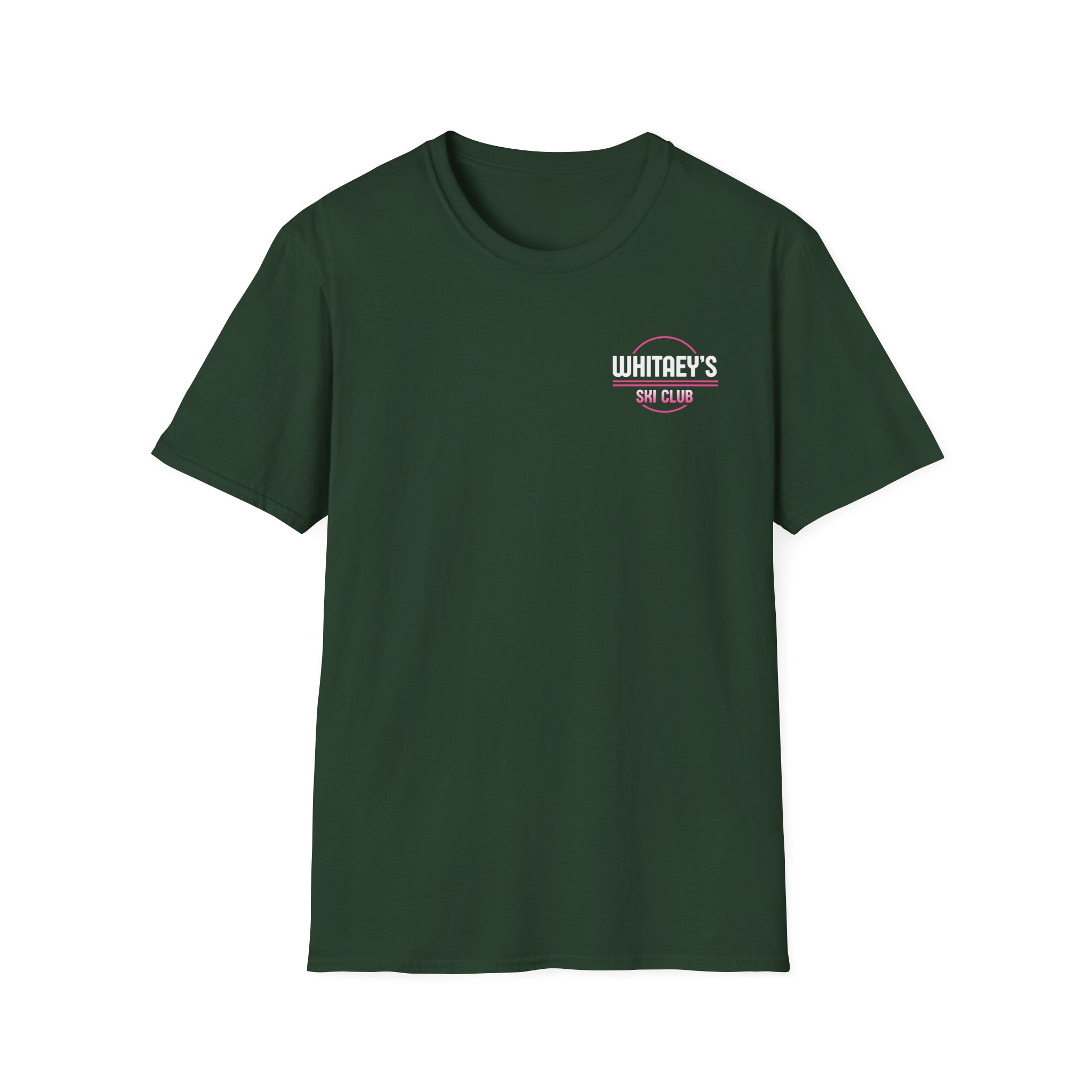 Spittin Chiclets Whitney's Ski Club Unisex Softstyle T-Shirt