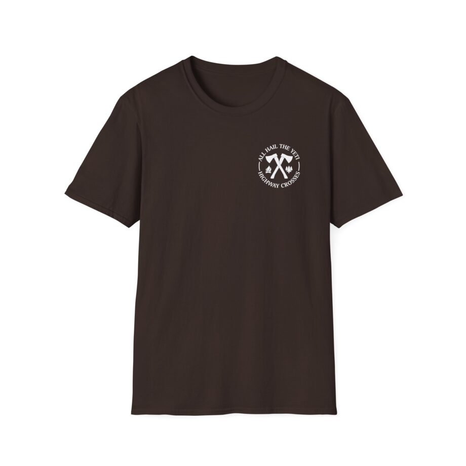 All Hail the Yeti Highway Crosses Unisex Softstyle T-Shirt