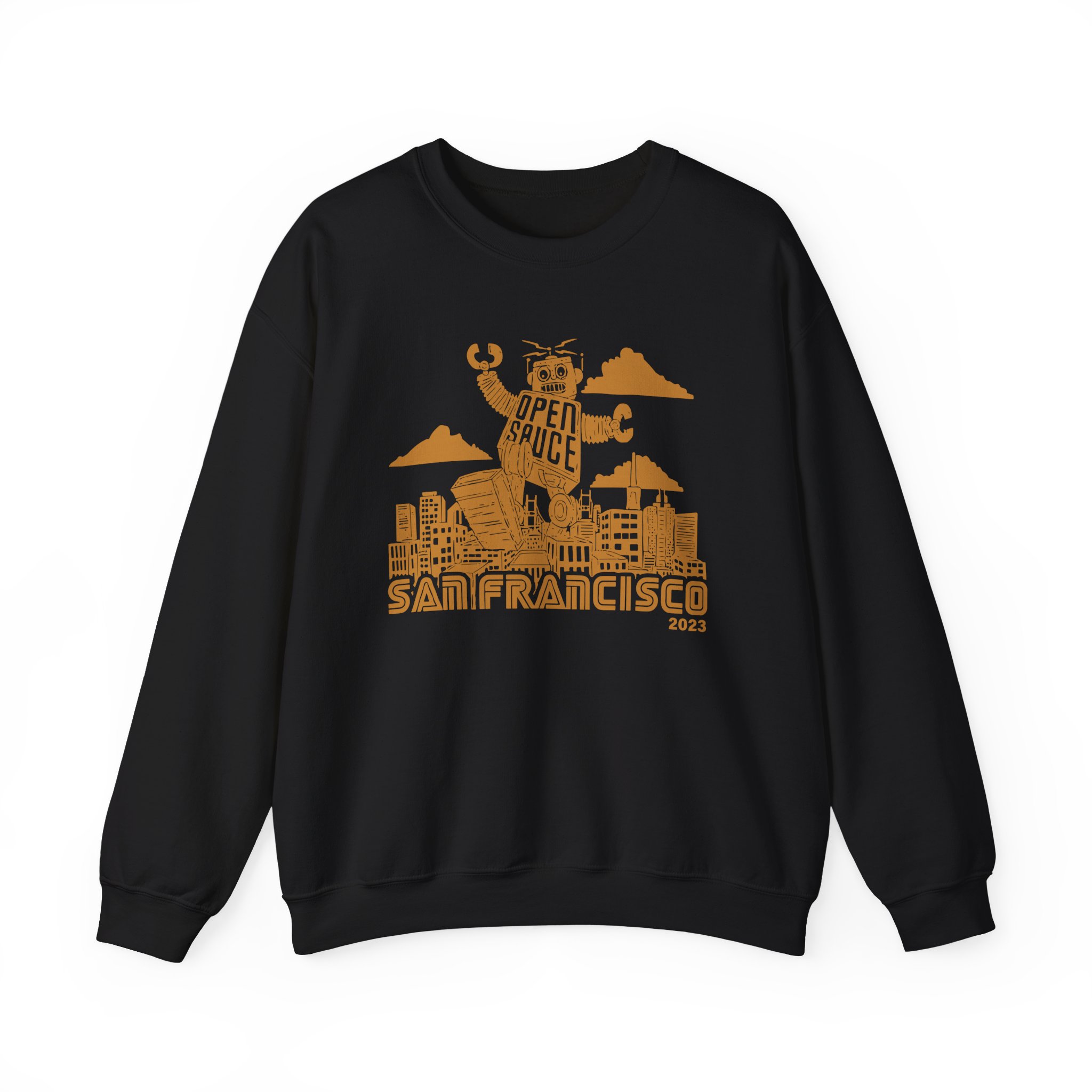 William Osman Open Sauce San Francisco Unisex Heavy Blendâ„¢ Crewneck Sweatshirt