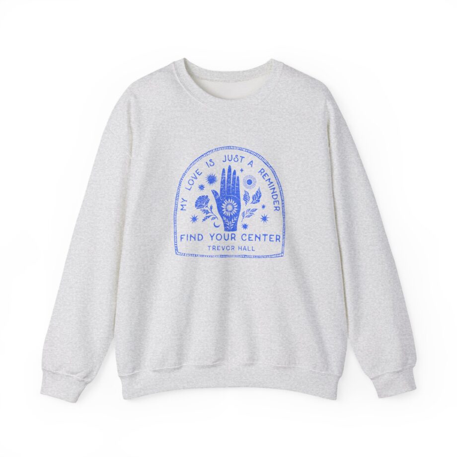 Trevor Hall Find Your Center Unisex Heavy Blend™ Crewneck Sweatshirt