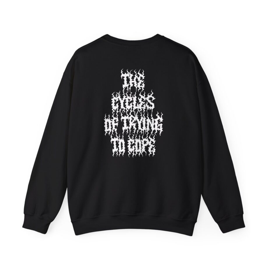 Like Moths to Flames Cycles Unisex Heavy Blend™ Crewneck Sweatshirt
