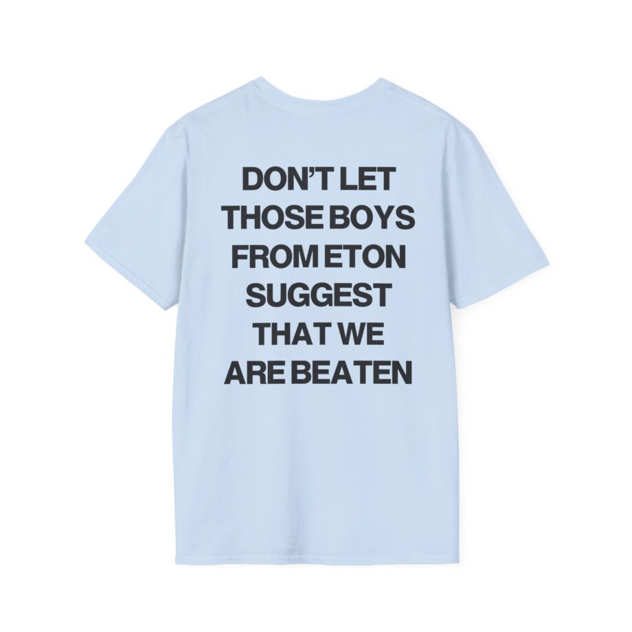 Manic Street Preachers Boys From Eton Unisex Softstyle T-Shirt