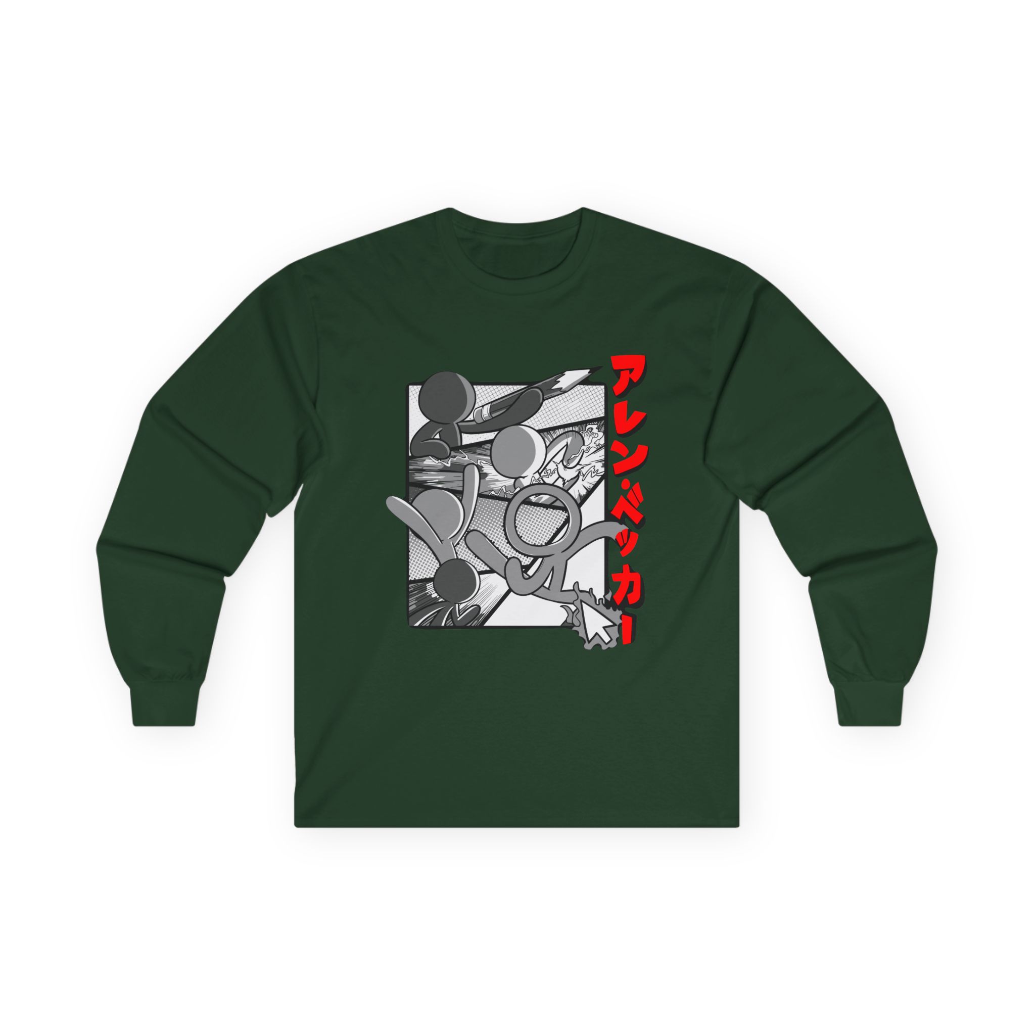 Alan Becker Manga Unisex Ultra Cotton Long Sleeve Tee