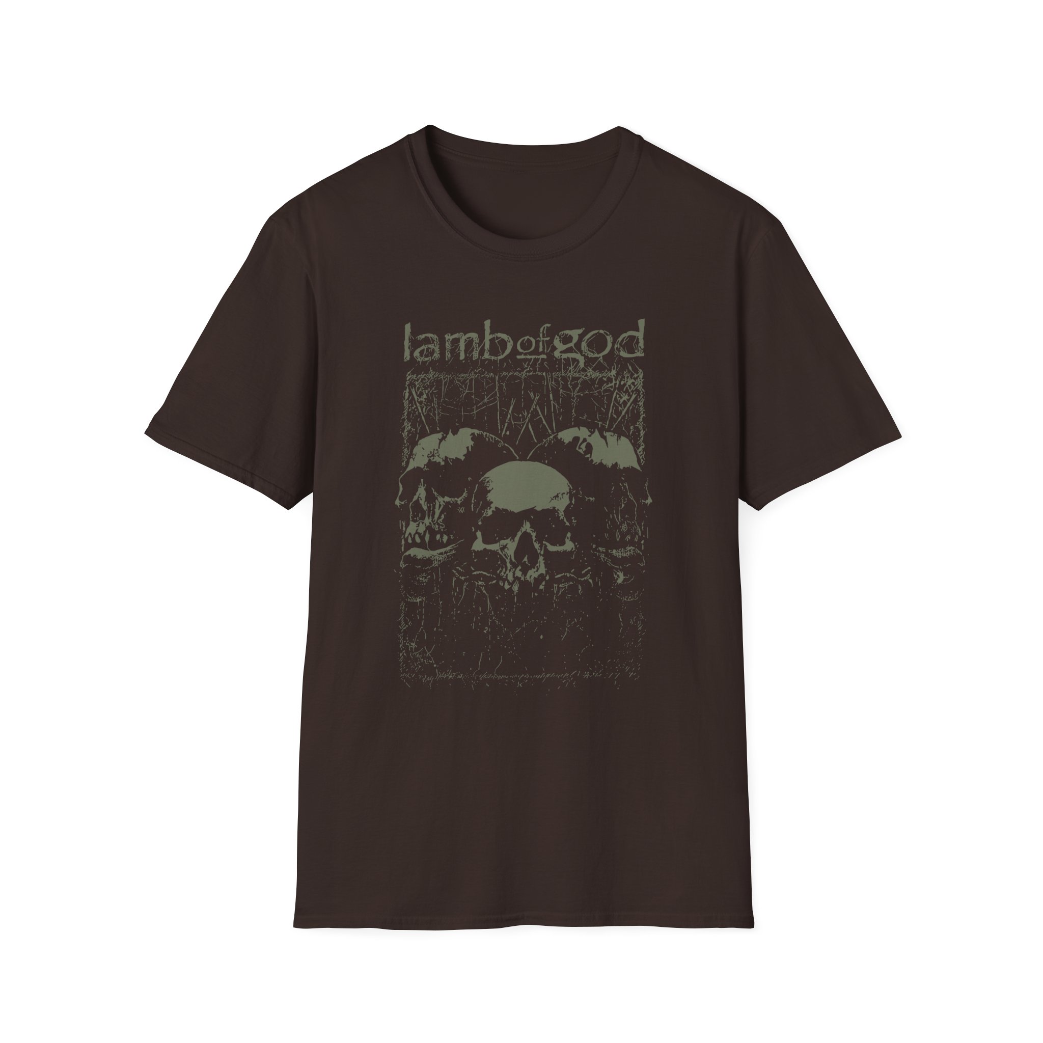 Lamb of God Skull Unisex Softstyle T-Shirt
