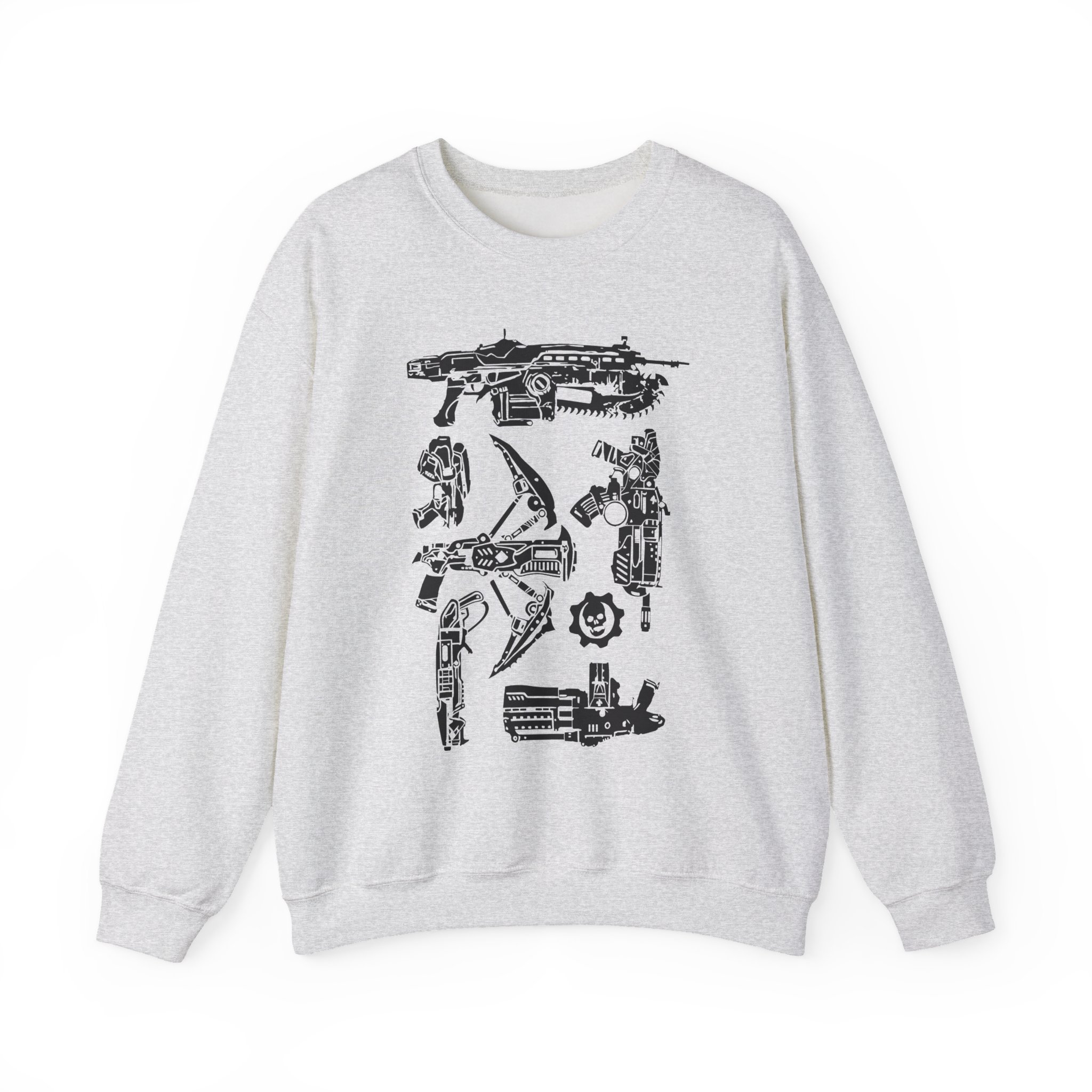 Gears of War Weapon Cover Unisex Heavy Blendâ„¢ Crewneck Sweatshirt