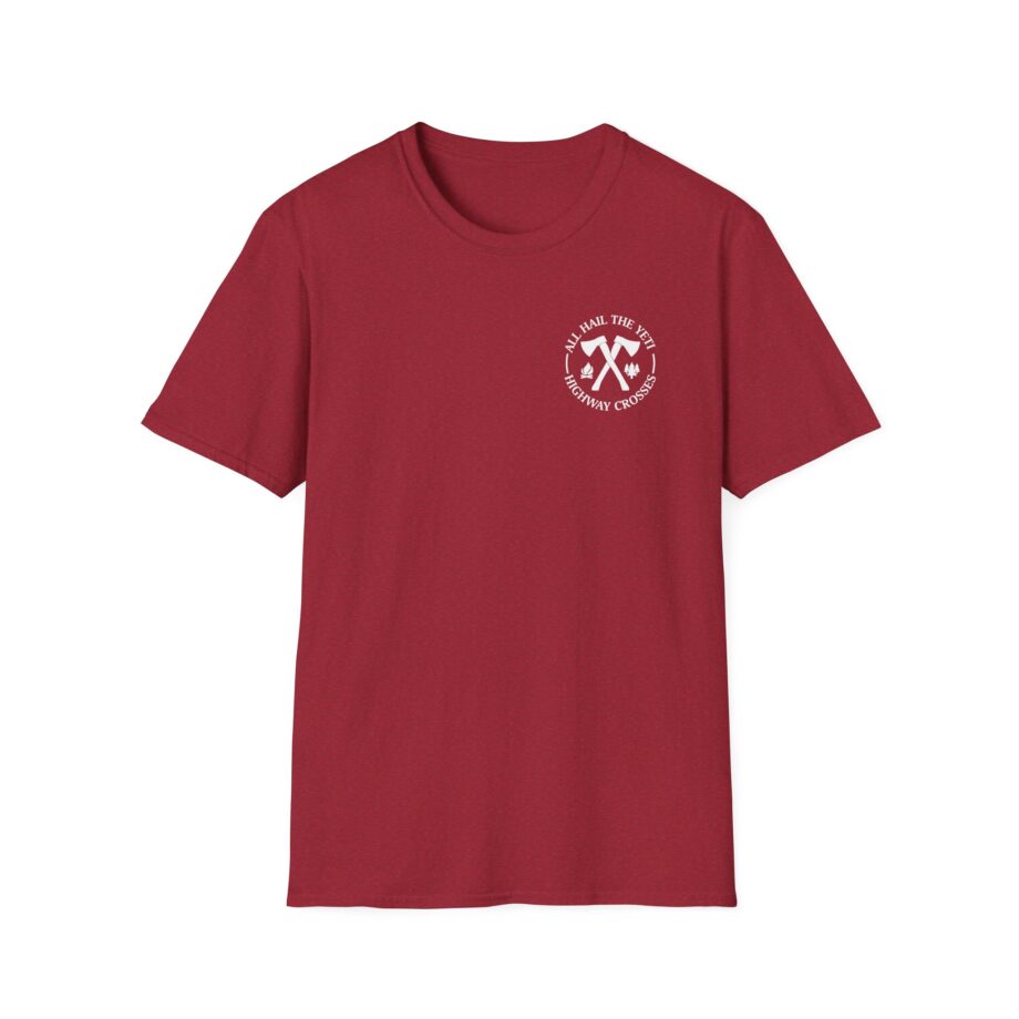 All Hail the Yeti Highway Crosses Unisex Softstyle T-Shirt