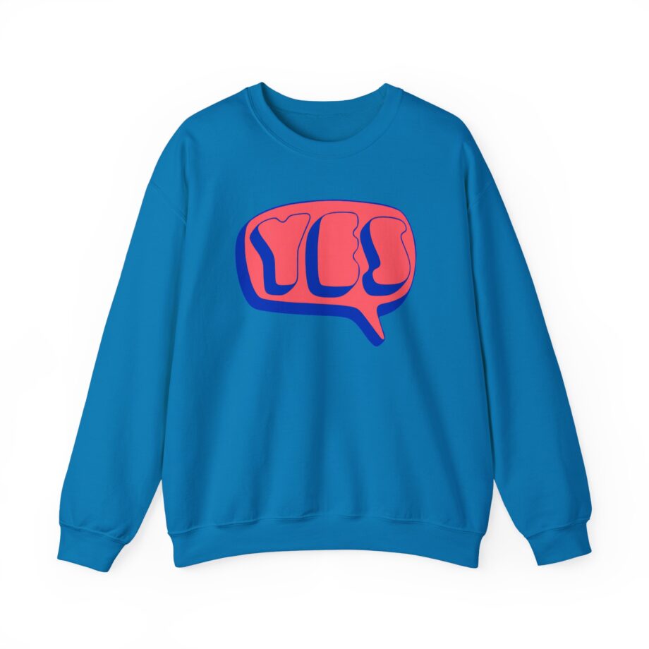 Yes Word Bubble Unisex Heavy Blend™ Crewneck Sweatshirt