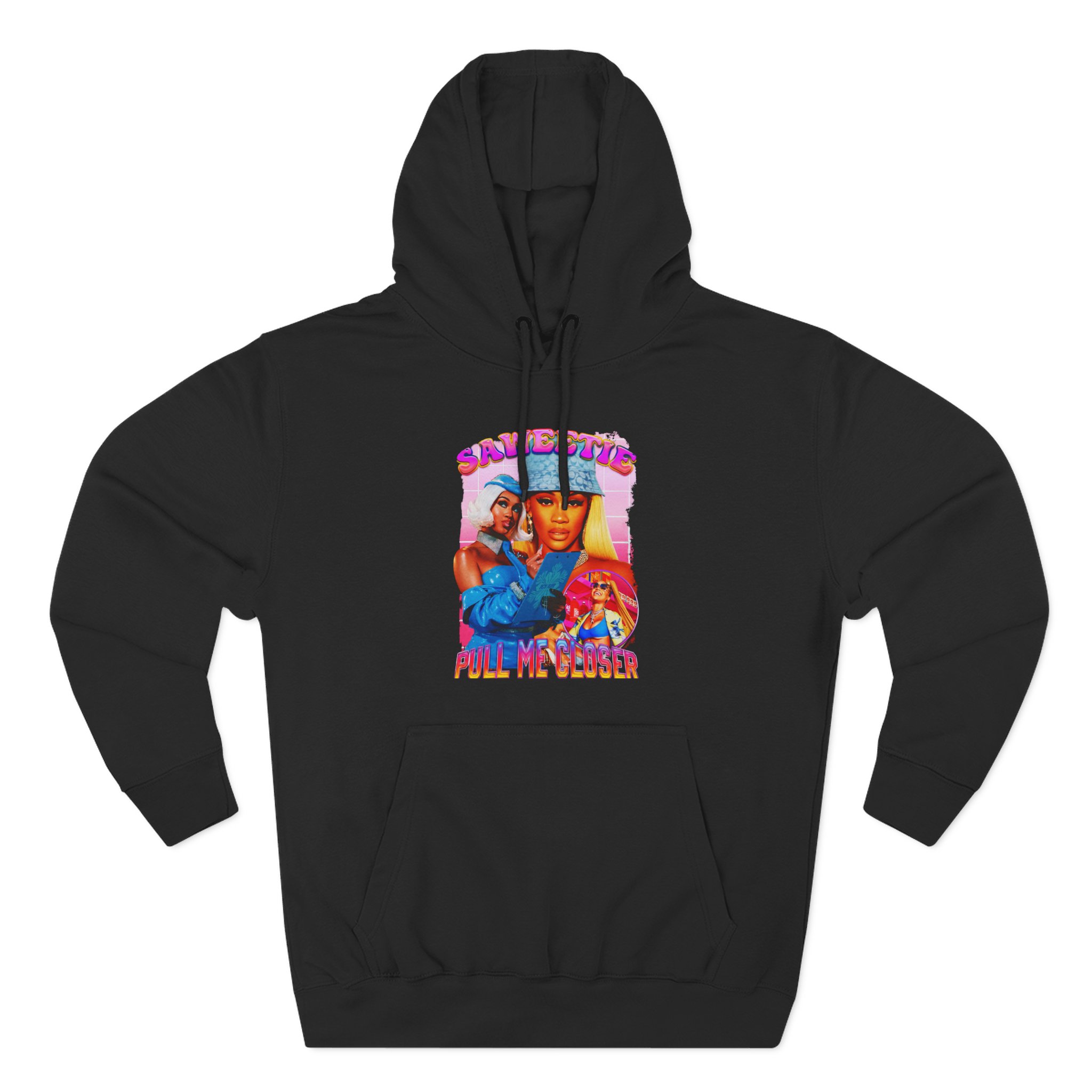 Saweetie Three-Panel Fleece Hoodie