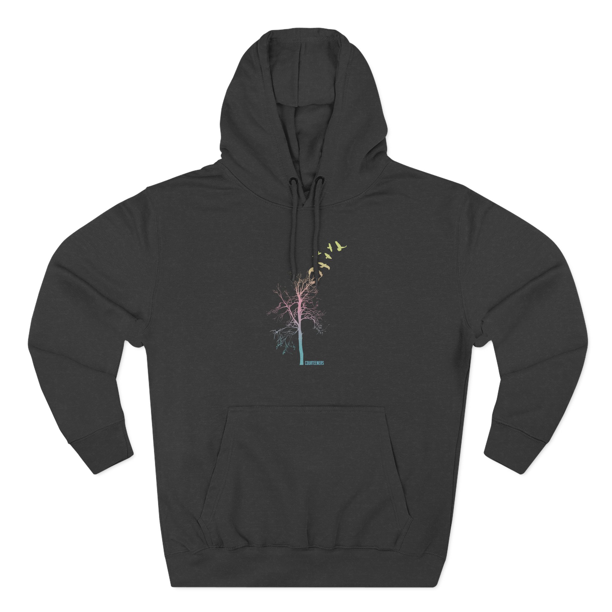 Courteeners Pastel Ombre Tree Three-Panel Fleece Hoodie