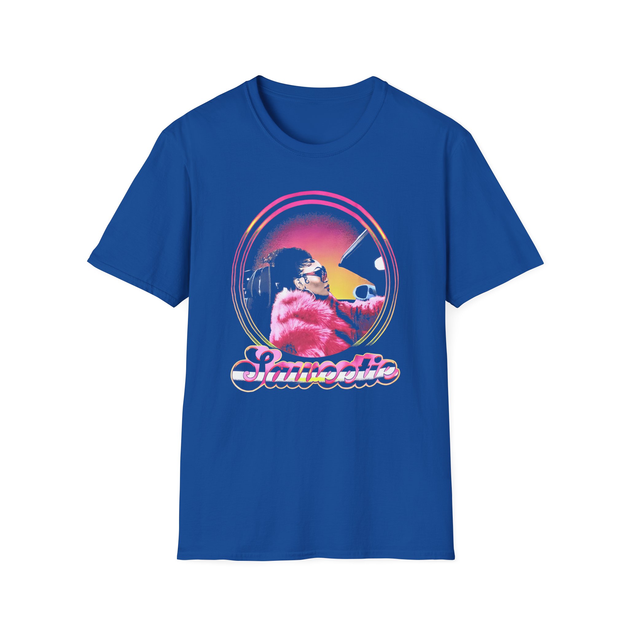 Saweetie Ridin' Around Unisex Softstyle T-Shirt