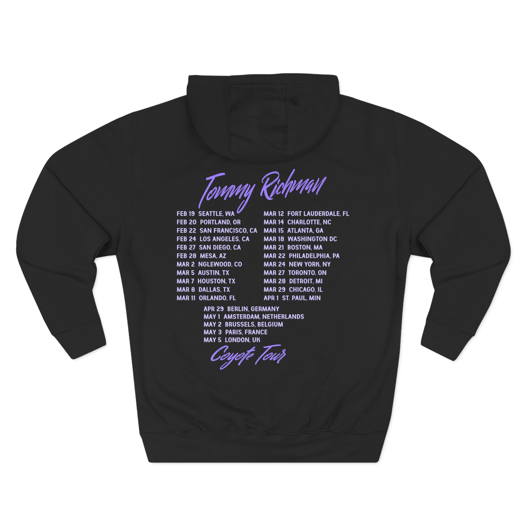 Tommy Richman Coyote Tour Three-Panel Fleece Hoodie