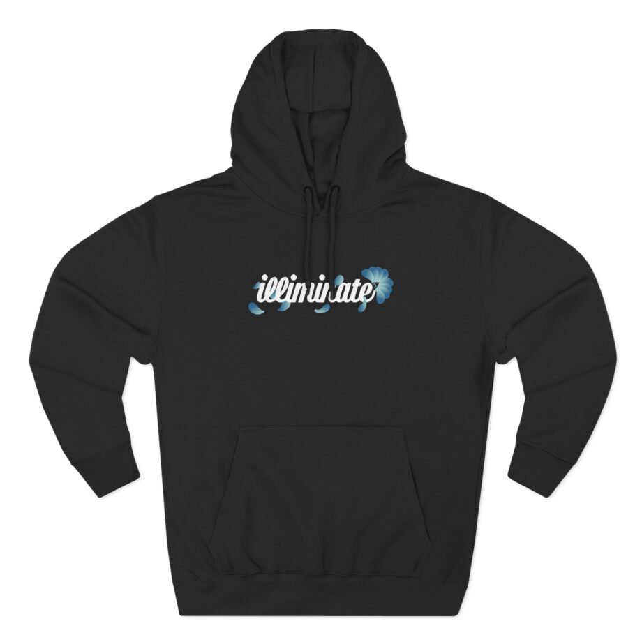 Illiminate cherry Three-Panel Fleece Hoodie
