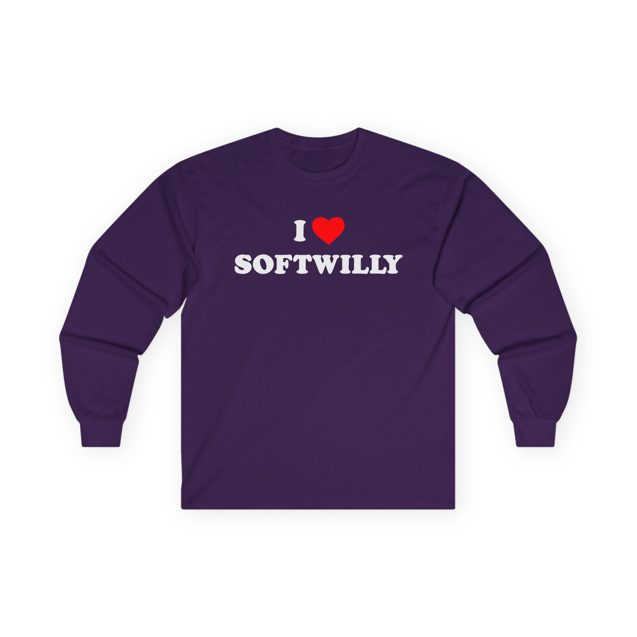 Softwilly I Love Softwilly Unisex Ultra Cotton Long Sleeve Tee