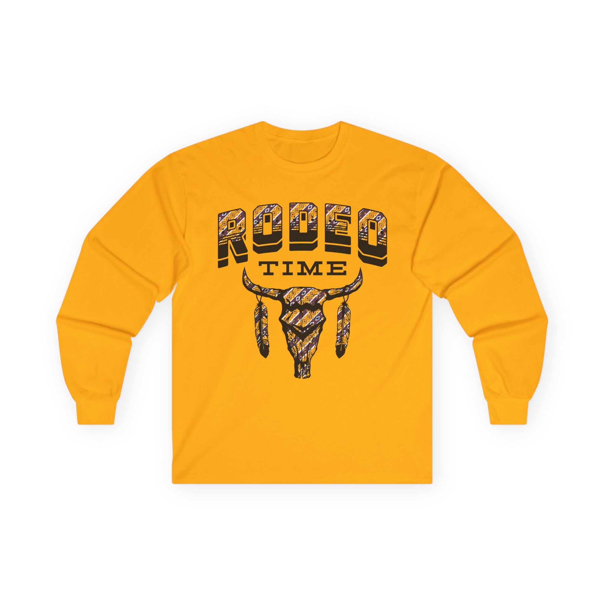 Dale Brisby Tribal Rodeo Time Unisex Ultra Cotton Long Sleeve Tee