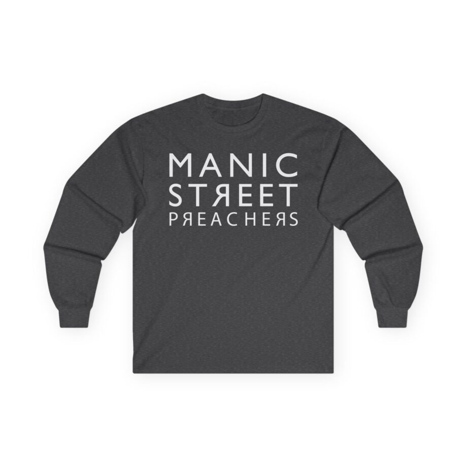 Manic Street Preachers Reversed Logo Unisex Ultra Cotton Long Sleeve Tee