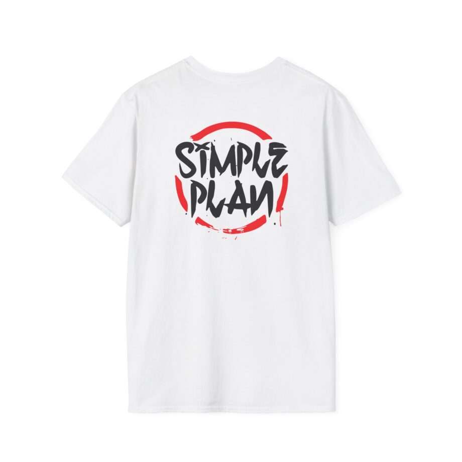 Simple Plan Circle Splat  Unisex Softstyle T-Shirt