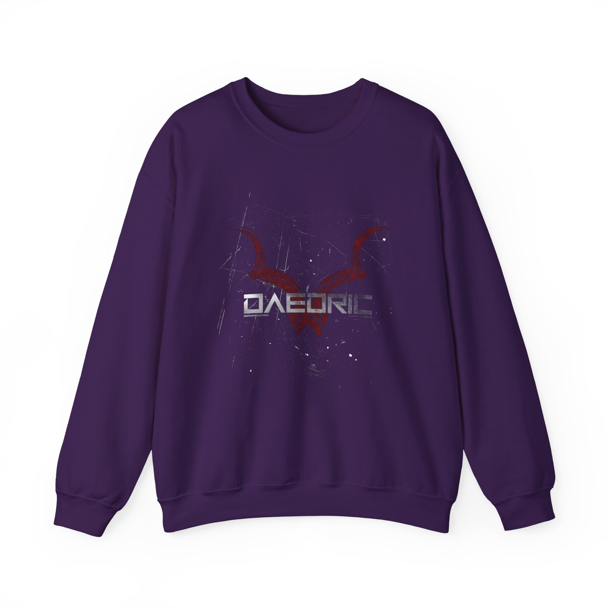 Daedric Eroded Logo Unisex Heavy Blendâ„¢ Crewneck Sweatshirt