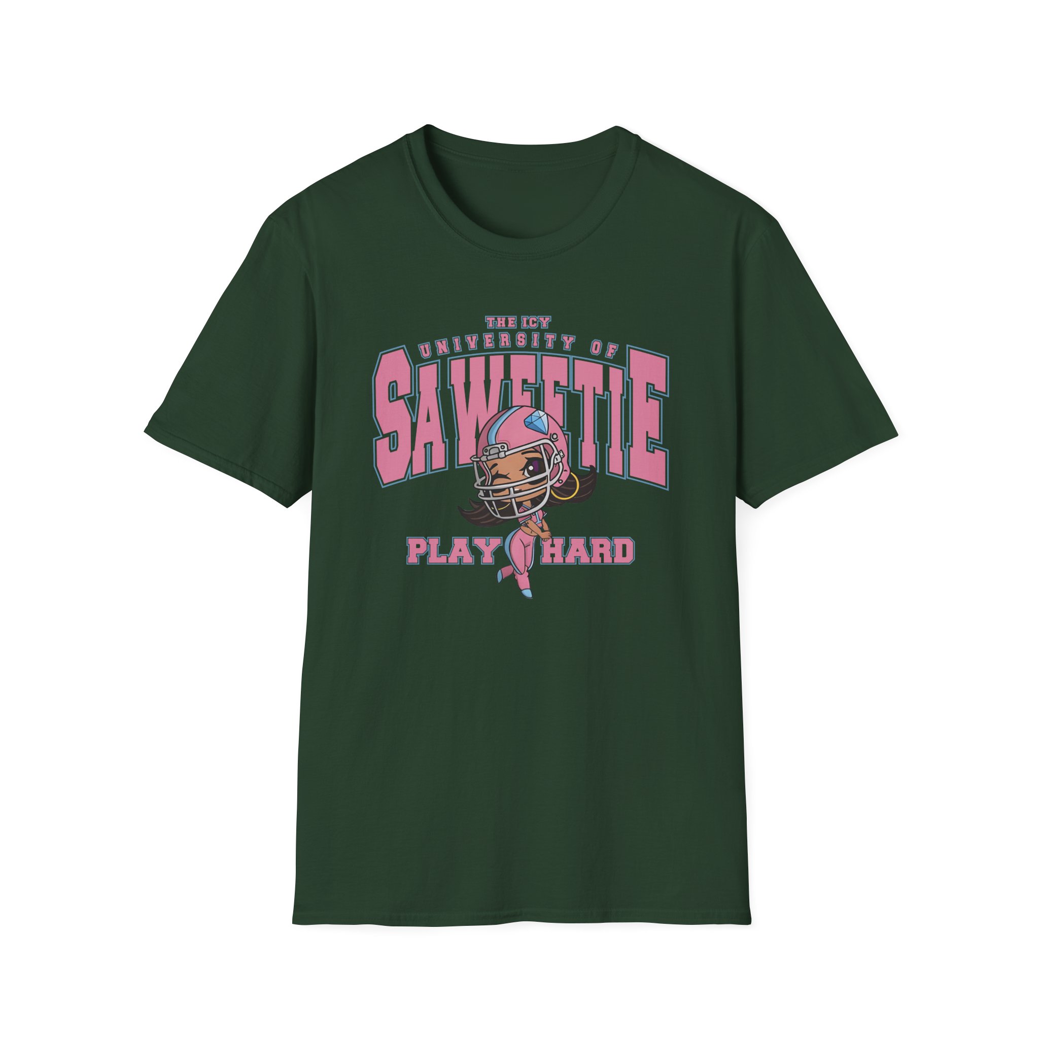 Saweetie the Icy University Unisex Softstyle T-Shirt