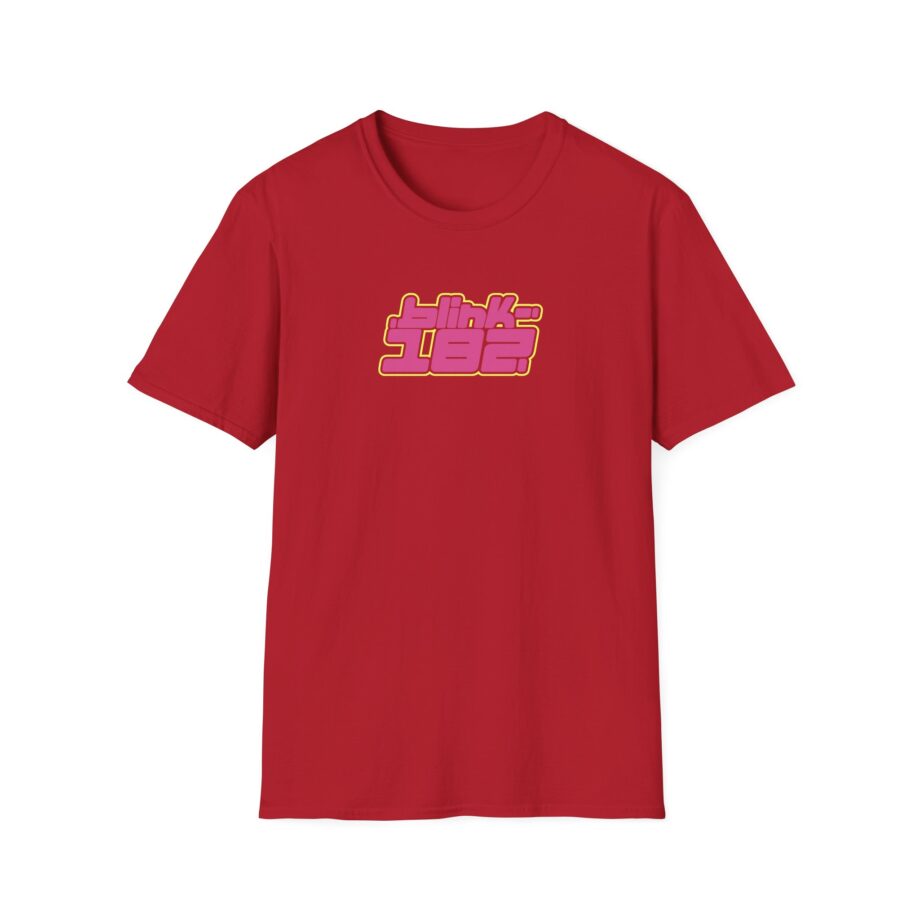 Blink 182 Blue Logo Unisex Softstyle T-Shirt