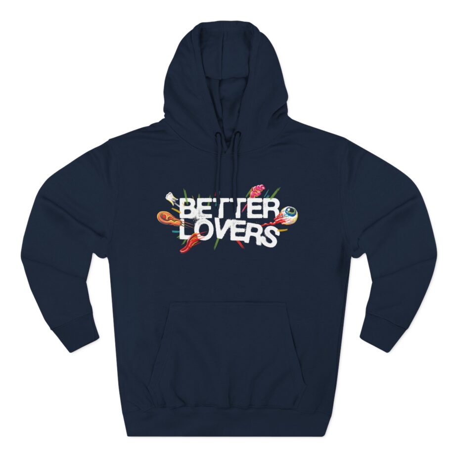 Better Lovers Highly Irresponsible Album Art Three-Panel Fleece Hoodie